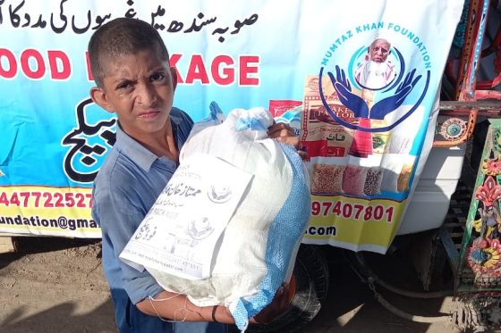 Food Packs in Flood area of Sindh