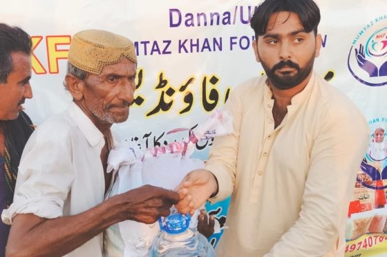 Food Packs in Flood area of Sindh
