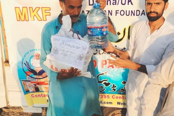 Food Packs in Flood area of Sindh